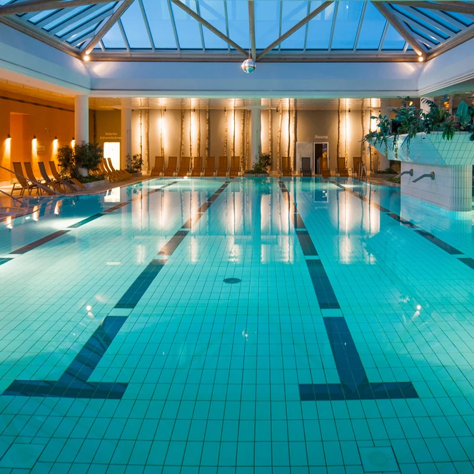 HEIDE SPA Bad Düben Badelandschaft Innenbecken