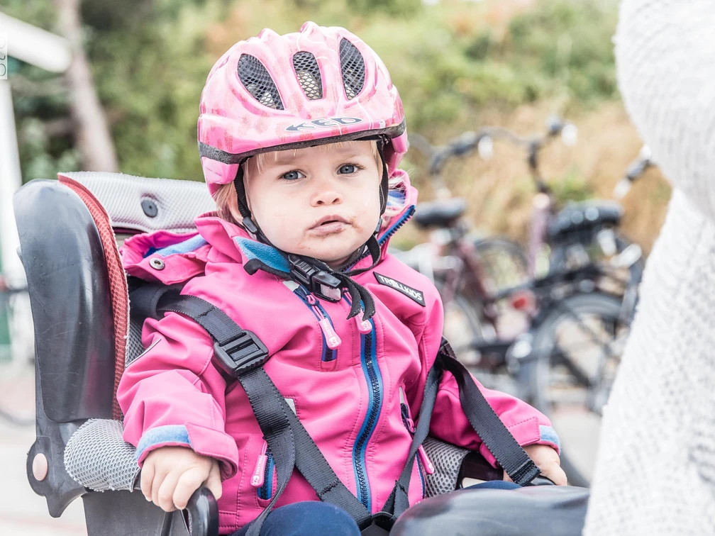 Fahrradparkplatz am Strandabgang Herrenpfad auf Juist