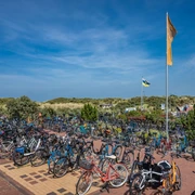 Fahrradparkplatz am Strandabgang Strandstraße auf Juist