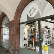 Concept Store Lipsi Klub am Leipziger Markt - Kreatives und Handwerk Fensterfront vom Concept Store Lipsi Klub am Leipziger Markt