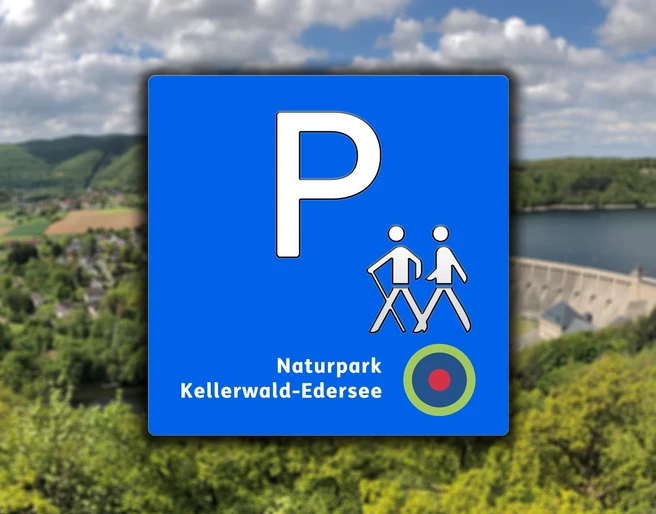 Wanderparkplatz Naturpark Kellerwald-Edersee Symbolbild