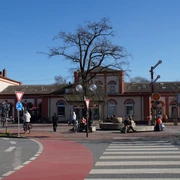 Bahnhof Stadt Leer Das Bild zeigt den Bahnhof in der Stadt Leer