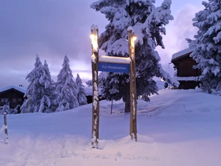 Lichterweg Riederalp Ende