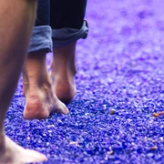 Barfußpfad im Erlebnis-Kurpark Bad Laer  Barfußpfad Bad Laer