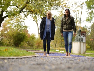 Barfußpfad im Erlebnis-Kurpark Bad Laer