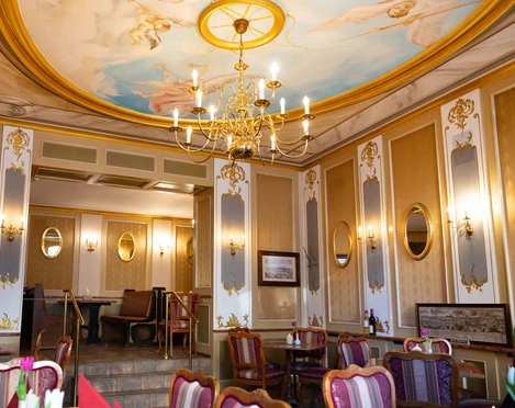 Historischer Innenraum des Bachstüb'ls - Gastronomien in Leipzig Im historischen Gewölbe des Bachstüb'ls könnt ihr die hervorragende, gutbürgerliche Küche genießen