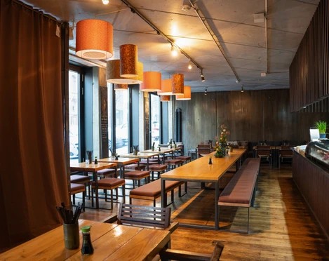 Zchaca Asian Fusion Restaurant Innenbereich – Gastronomien in Leipzig Das Zchaca ist passend zur Asian Fusion Küche modern eingerichtet, Gastronomie