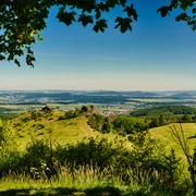 Blick auf die Helfensteine