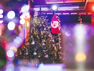 Weihnachtsbaum Geschmückter WeihnachtsbaumDecorated Christmas tree