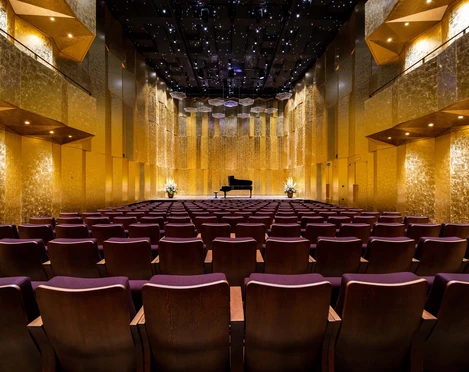 Chamber Music Hall KKV Blick in den Kammermusiksaal des KKVView into the chamber music hall of the KKVVue de la salle de musique de chambre du KKV