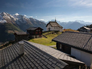 Blick übers Hausdach