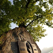 Pierre commémorative Mark Twain Mark Twain GedenksteinMark Twain memorial stonePierre commémorative Mark Twain