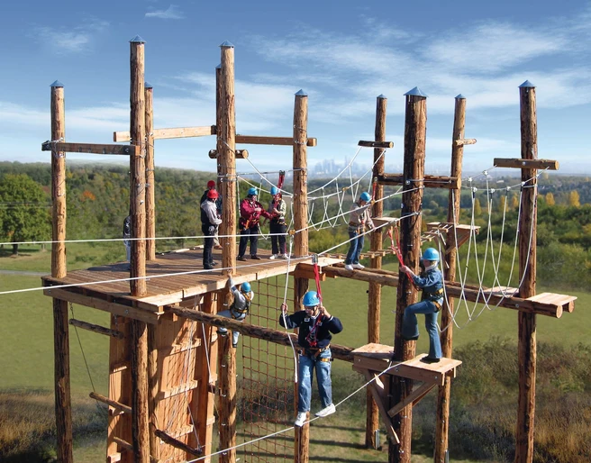 Kletter- und Ninja Parcours im Sportpark Kelkheim