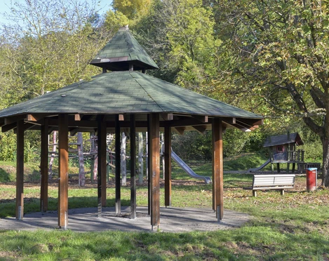 Die Grillhütte im Stadtteil Burgholzhausen