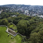 Blick auf Königstein vom Bergfried der Burgruine