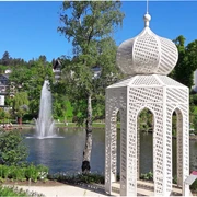 Schwalbenpavillion am Kurweiher