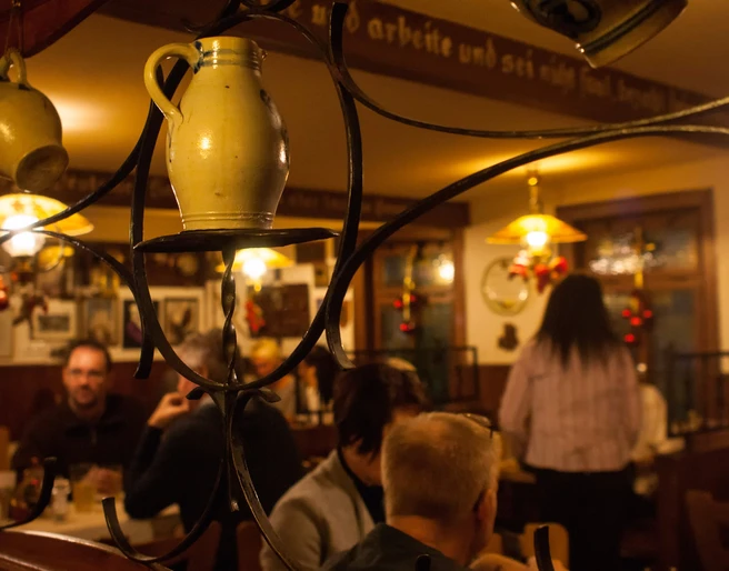 Gastraum im Deutschen Haus