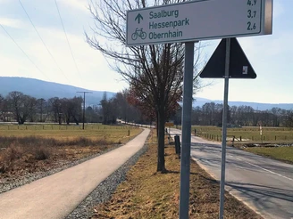 Radweg Richtung Obernhain