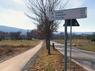 Radweg Richtung Obernhain