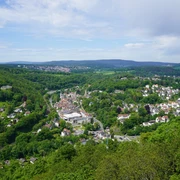 Blick auf Eppstein von der Mendelssohn Gedenkstätte (ca. 100 m vom Weg entfernt)