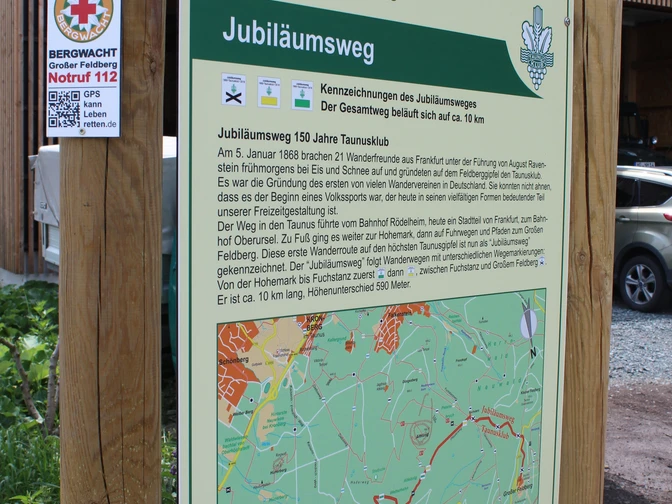 Start des Jubiläumswegs am Taunus-Informationszentrum