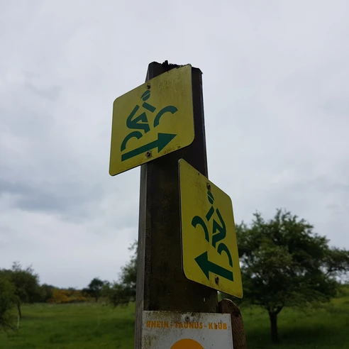 Beschilderung Mountainbike Bad Schwalbach