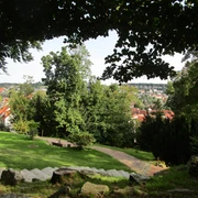 Kurpark südlich der Villa Borgnis