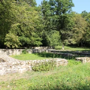 Mauerreste des einstigen römischen Kastells "Kapersburg"