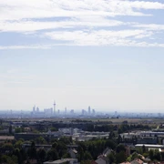 Blick von Bad Homburg nach Frankfurt