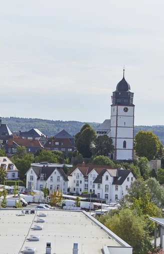 Start des Pilgerweges: Laurentiuskirche Usingen