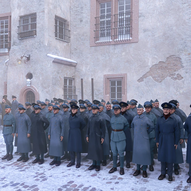 Schloss Colditz Histopad Appellplatz Niederlaender