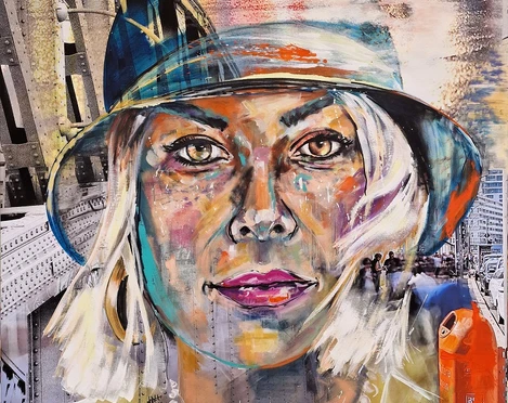 2024, Urban Faces - Neele aus Hamburg, 100 x 100 cm.jpg