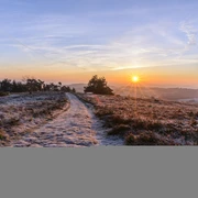Raureif am Osterkopf bei Sonnenaufgang Raureif am Osterkopf bei Sonnenaufgang