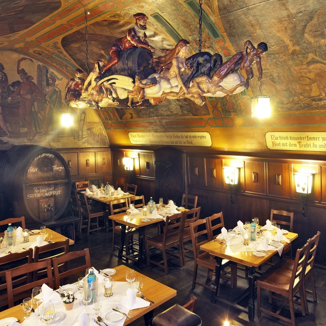 Historic wine rooms at Auerbachs Keller Leipzig | Leipzig Convention Bureau