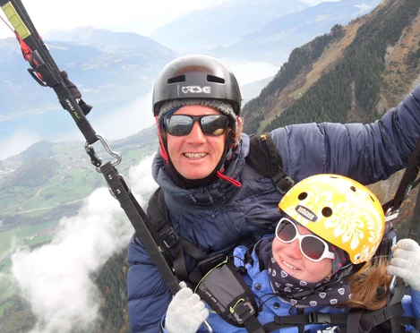 Tandemflug mit Pilot Ivan Reist