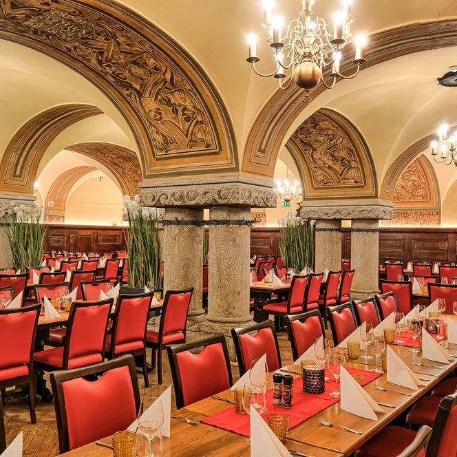 Ratskeller Leipzig: Eventlocation mit Tagungsraum Gewandhaussaal für Ihre Tagung & Konferenz in Leipzig