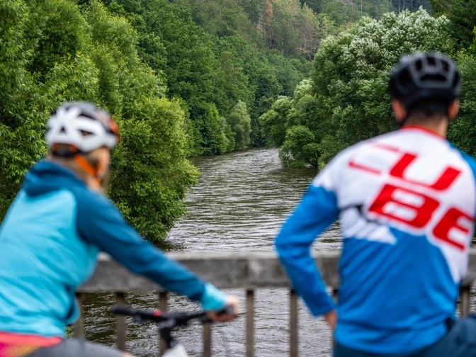 Flussradwege im Erzgebirge