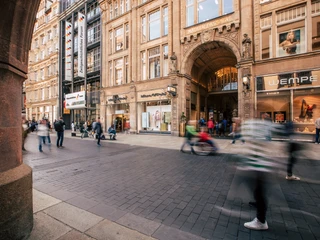 Your meeting & conference in Leipzig: Grimmaische Straße with a view to Mädler Passage and the Forum of Contemporary History Tagung & Konferenz Leipzig Convention: Grimmaische Straße mit Blick auf die Mädler Passage und das Zeitgeschichtliches ForumMeeting & conference Leipzig convention: Grimmaische Straße with a view to Mädler Passage and the Forum of Contemporary History