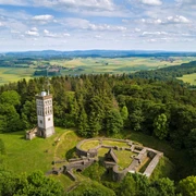 Der Eisenberg - Deutschlands reichste Goldlagerstätte mit Burgruine und Aussichtsturm