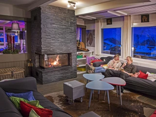 Salon mit Kamin