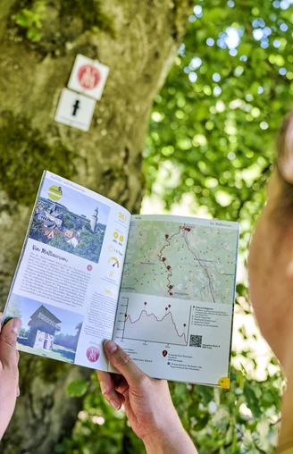 Die Wanderbroschüre gibt Tipps für schöne Touren
