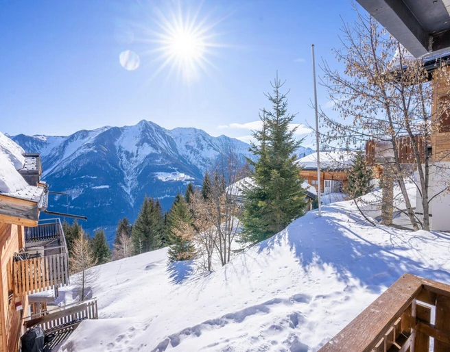 Ausblick Balkon