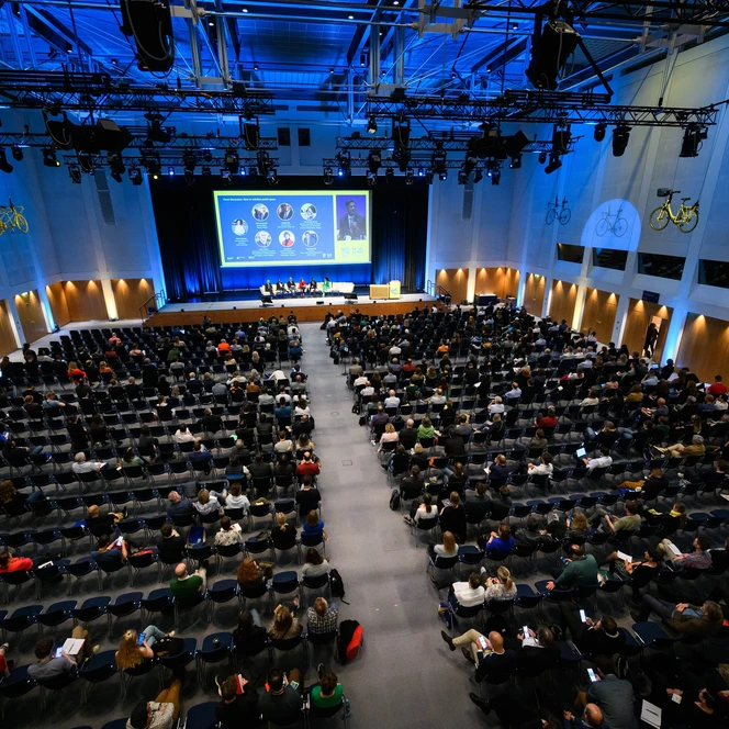 Conference room during Velo-city 2023 in Leipzig | Leipzig Convention Bureau