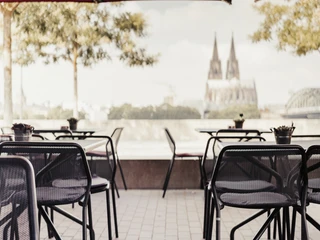 Ausblick Sticky Fingers Terasse Ausblick auf den Dom von der Sticky Fingers Terasse View of the cathedral from the Sticky Fingers terrace