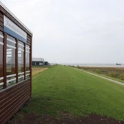 Vogelpfad Ostermarsch an der Beobachtungsstation Norddeich