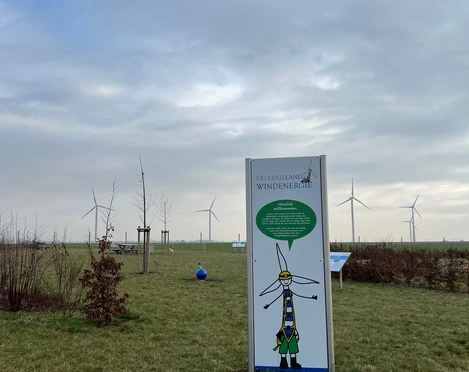 Bilick auf das Erlebnisland Windenergie Bilick auf das Erlebnisland Windenergie