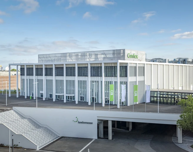 Confex Neues Kongresszentrum Confex von außenThe exterior of the new Confex conference centre