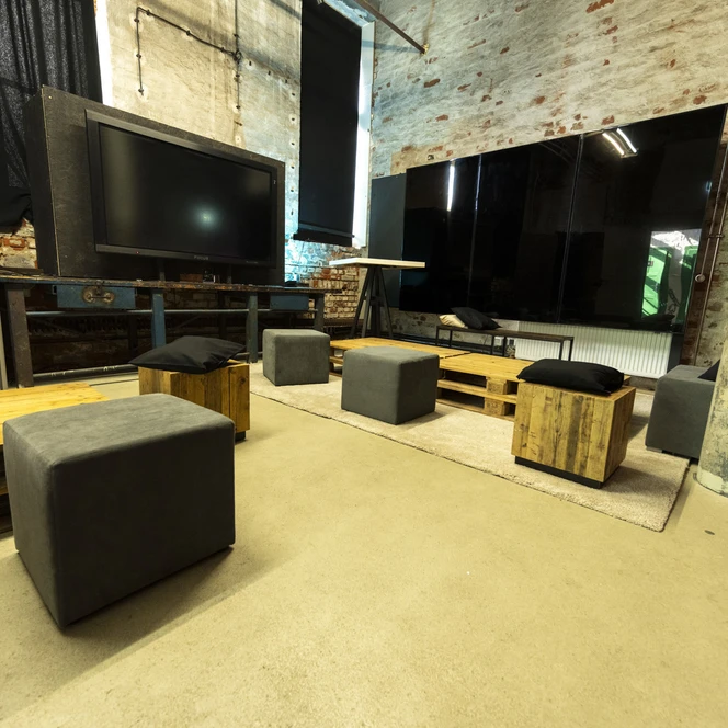 Foyer der Eventlocation Kunstkraftwerk Leipzig | Leipzig Convention Bureau