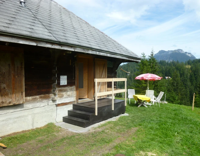 Blick auf die Alp Oberschwand