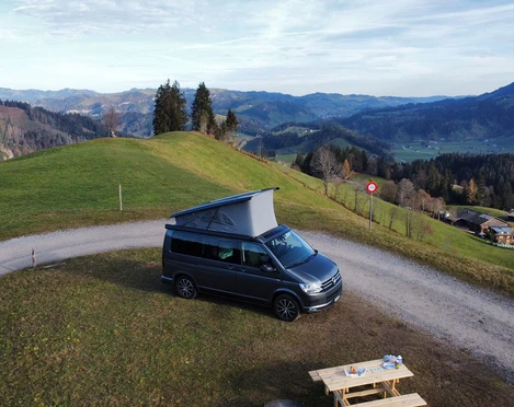 Der Stellplatz in ruhiger Umgebung
